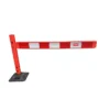 Bariera tymczasowa HDPE Czerwona 2,00 m x 1,10 m COMBRO 200 Pas