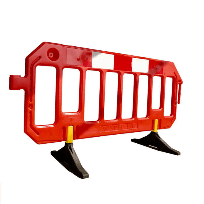 Bariera HDPE Czerwona 2,05 m x 1,01m NEOS RED - obrazek 2