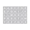Szablon malarski Litery alfabet ARIAL 5 cm