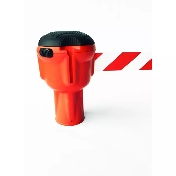 Taśma odgradzająca na pachołek zwijana 9M biało-czerwona