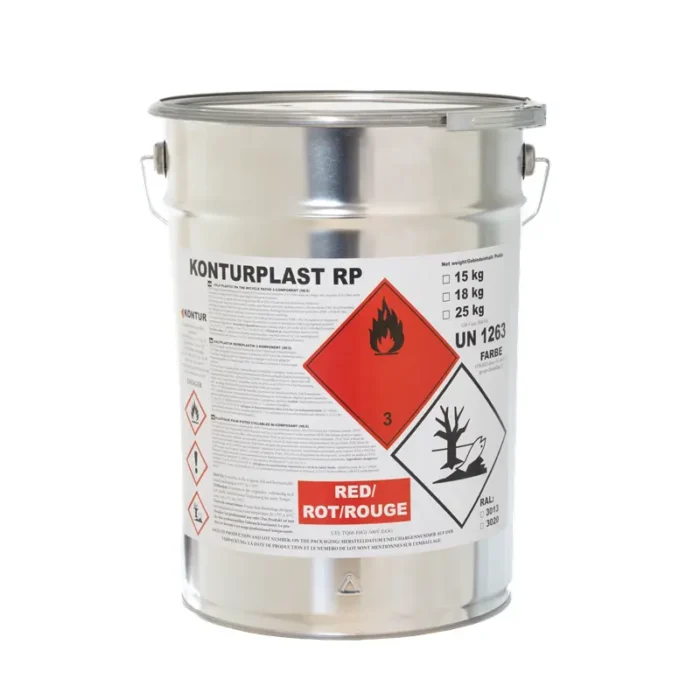 KONTURPLAST masa czerwona