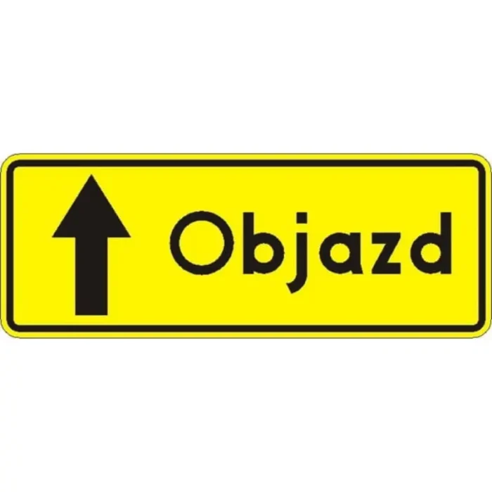 Objazd F-9 strzałka do góry